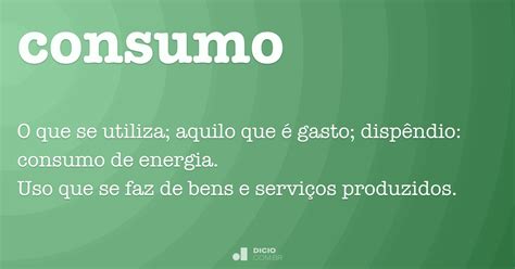 Consumo Te O Que Significa - Consumo Te O Que Significa - NAZAEDU