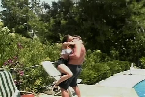 Pretty Tanned Babe Gets Creampied By The Pool Amateur Porn Feat