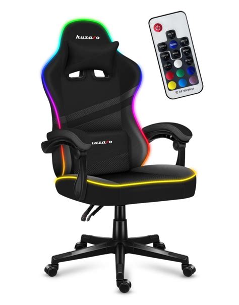 HUZARO FORCE 4 4 RGB Black Mesh Gaming Chair