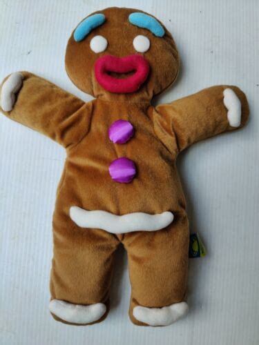 Shrek Gingerbread Man Gingy Plush Hand Puppet Dreamworks 14 Toy 2014