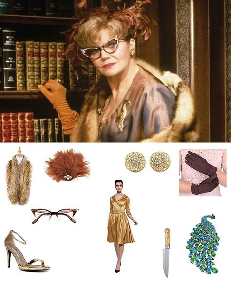 Make Your Own Mrs Peacock Costume Peacock Costume Clue Costume Costumes