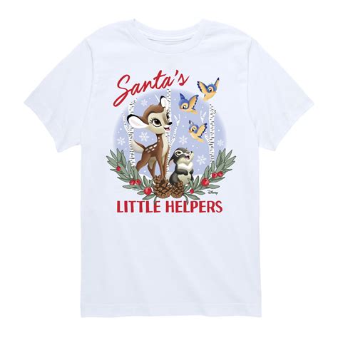 Disney Bambi Christmas Santas Little Helpers Toddler And Youth