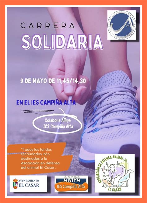 Carrera Solidaria De Mayo En Colaboracion Con El Ampa Ies Campi A