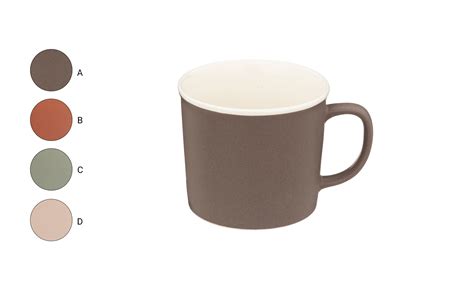Set 4 šolje na stalku Eva 380ml | Emmezeta webshop
