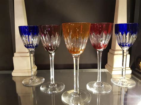 Proantic: Baccarat Crystal Color Glasses