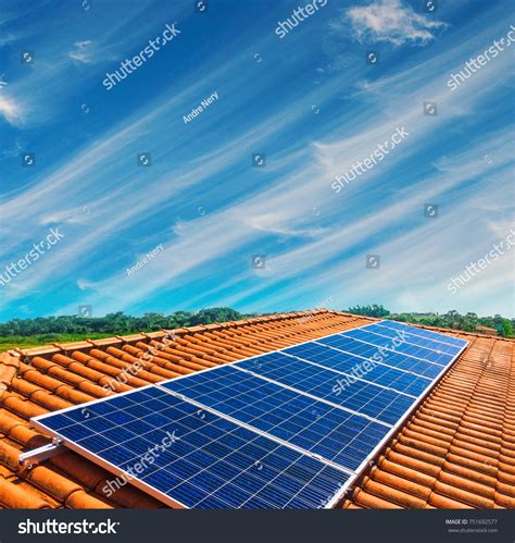 283 Solar On Clay Tile Roof Images, Stock Photos, 3D objects, & Vectors ...