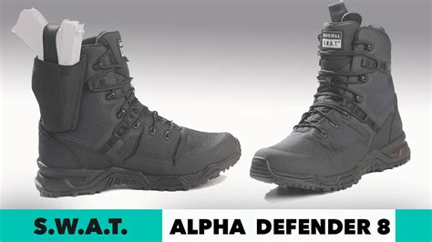 SWAT Alpha Defender 8 Bota Táctica YouTube