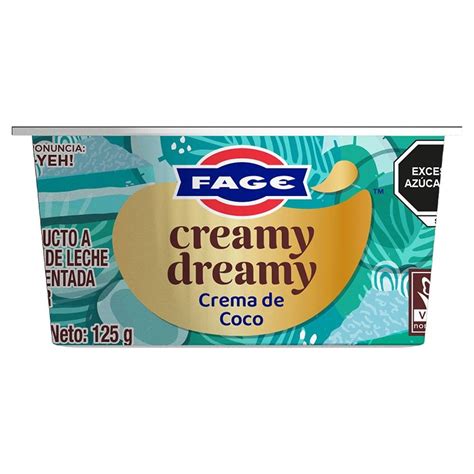 Postre Fage Creamy Dreamy Crema De Coco G Walmart