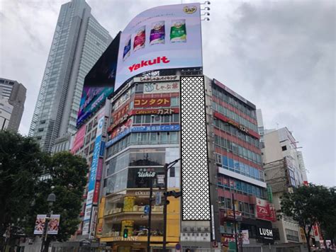 【渋谷】渋谷駅前ビルロングボード｜space Media｜全国のoohメディアと最新oohニュースの総合情報サイト