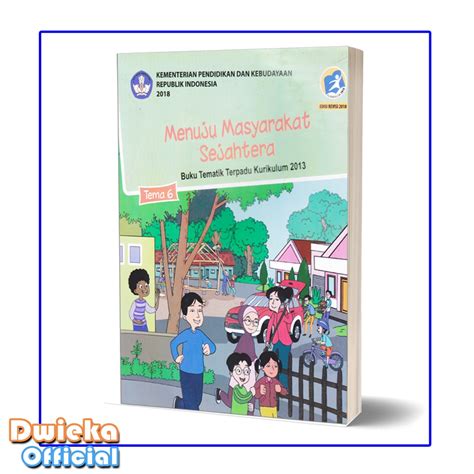 Jual Buku Tematik Kelas Tema Menuju Masyarakat Sejahtera Kurikulum