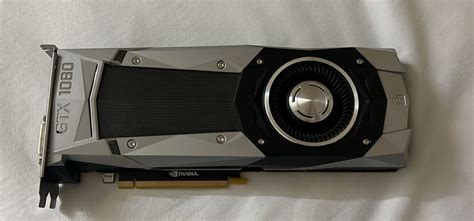 Nvidia Geforce Gtx 1080 Gddr5x Founders Edition 8gb Pcie 3 0 X16 Graphics Card Ebay