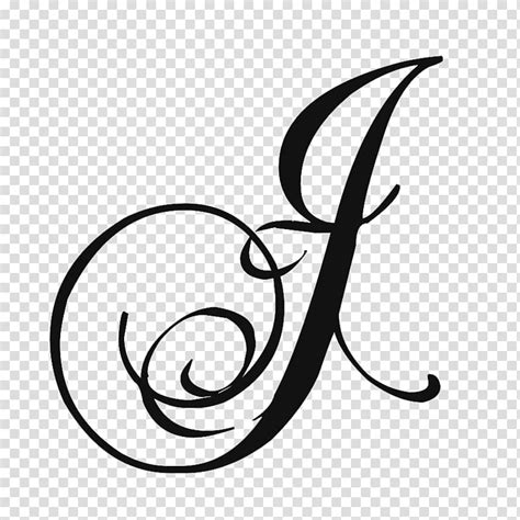 Fancy Calligraphy Cursive J