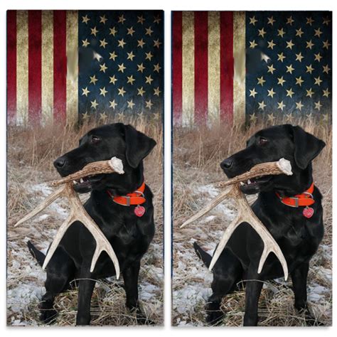 Black Lab Flag Wrapoholics