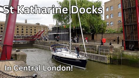 Londons Hidden Gem St Katharine Docks Sail Boats And The Lock In