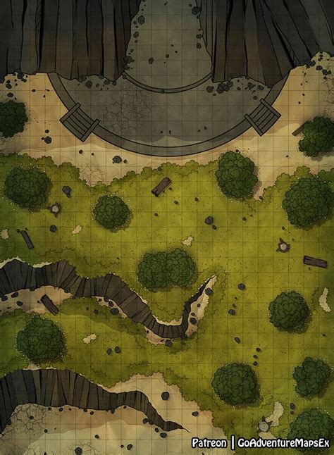 Oc Art Cliff Passage Battle Map 22x30 Rbattlemaps