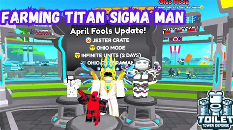 Live Roblox Farming Titan Sigma Ygy Ramadan Aprilfools Youtube