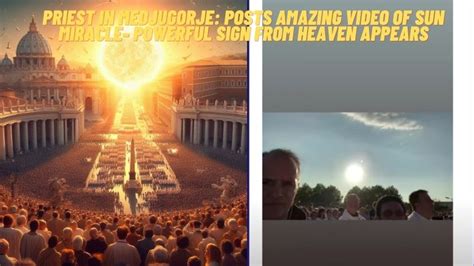 MEDJUGORJE THIS SUN MIRACLE ACTUALLY HAPPENED ON EASTER SUNDAY VIRAL