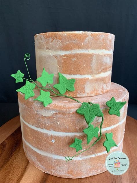 Rustic Naked Cake Decorations Ivy Vine Cake Wedding Baby Etsy