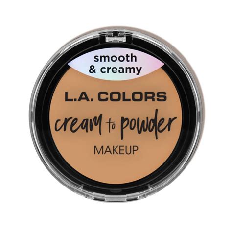 L A COLORS CREAM TO POWDER FOUNDATION NUDEColor Nude Beauty By