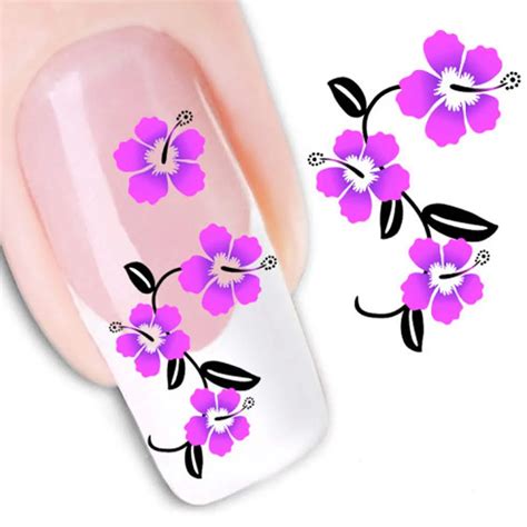 1pc Women's DIY Nail Sticker Water Transfer Stickers Finger Nail Art Decals Nail Tools Nail ...