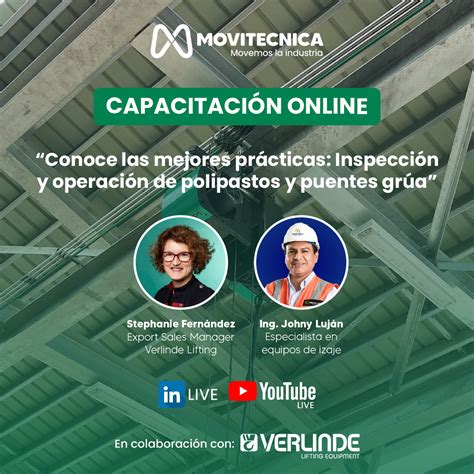 Webinar Inspección y operación de polipastos y puentes grúa