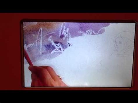 Applying Wax Resist To Watercolor John Singer Sargent Style Youtube