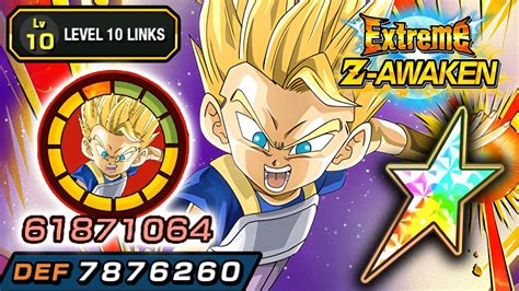 100 EZA STR SSJ CABBA LEVEL 10 LINKS STICKER EFFECT Dragon Ball Z