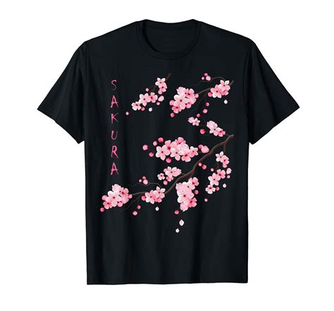 Aaxmlbq Vintage Sakura Cherry Blossom Japanese Graphical Art Premium