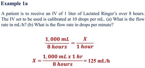 How To Calculate Infusion Time With Drop Factor