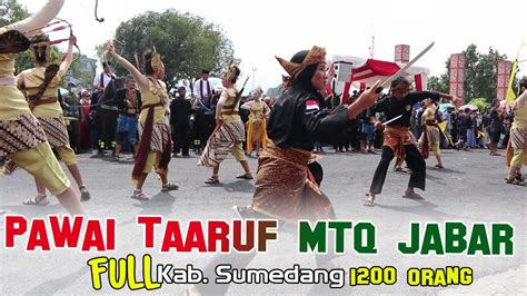 Full Pawai Taaruf Mtq Ke Jawa Barat Kabupaten Sumedang Youtube