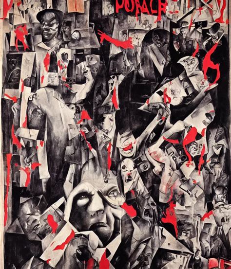 Beautiful Dada Horror Movie Poster Made For The Film Stable Diffusion