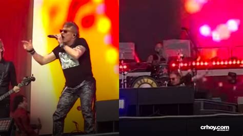 VIDEO Otra Vez Axl Rose Se Cae Durante Concierto