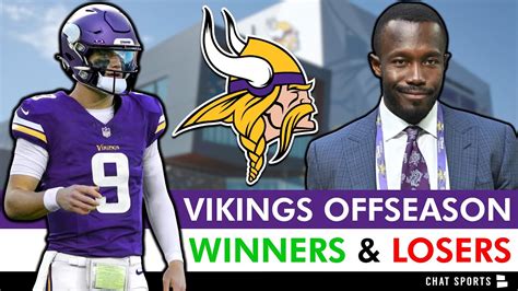 Vikings Offseason Winners Losers Ft J J Mccarthy Lewis Cine