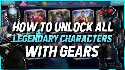 Injustice Mobile How To Unlock All The Legendary Characters Youtube