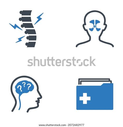 Medical Treatment Icon Set Stock Vector Royalty Free