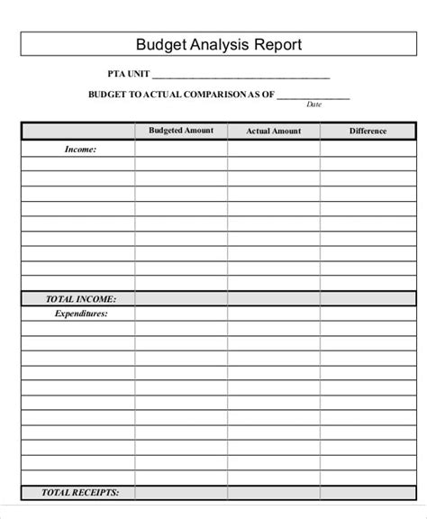 Budget Report Template - 14+ Free Word, PDF Format Download | Free ...