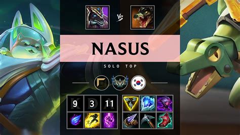 Nasus Top Vs Renekton Triple Kill Unstoppable Kr Challenger Patch