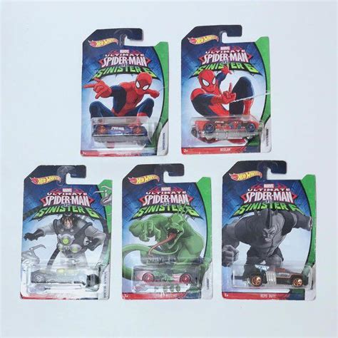 Hot Wheels Spiderman Lizard Toys Collectibles Mainan Di Carousell