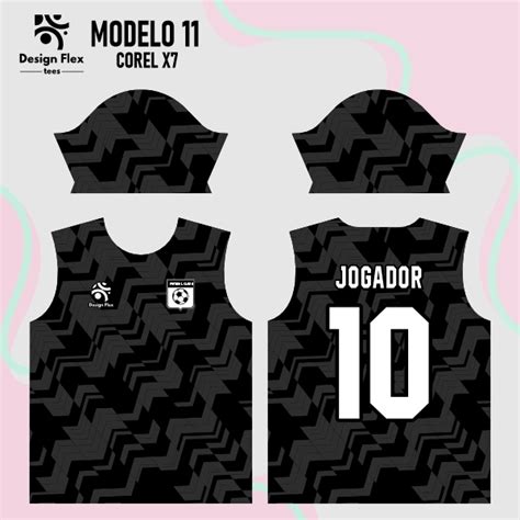 Modelo Arte Edit Vel Camisa Esportiva No Coreldraw X