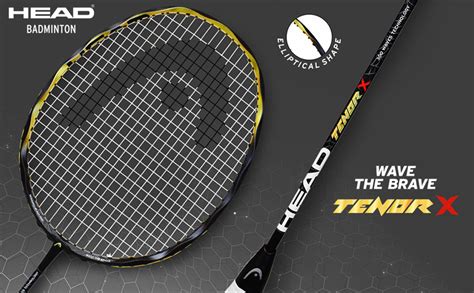 head tenor  badminton racquet  professionals amazonin sports