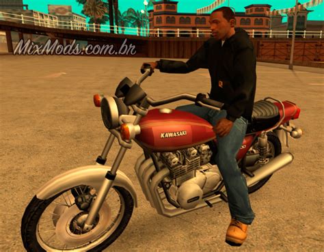 Kawasaki Z1000 A1 1977 MixMods Mods Para GTA San Andreas E Outros