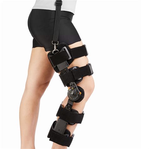 Buy Nvorliy Rom Knee Brace With Shoulder Strap Post Op Hinged