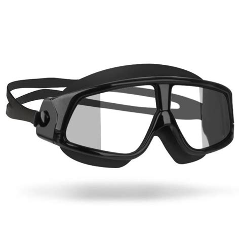 Copozz Lunettes De Natation Confortables En Silicone Grande Monture