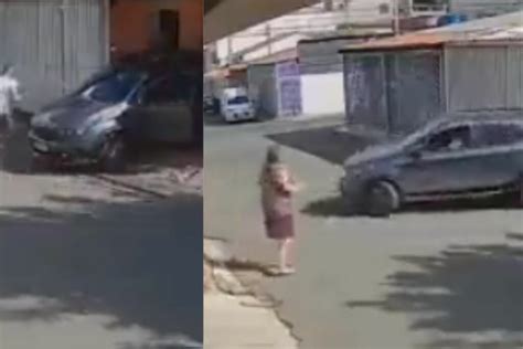 Bebê é atropelada fica sob carro e sobrevive sem ferimentos graves no