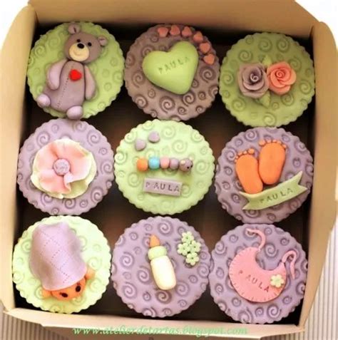 Cup Cakes Para Baby Shower De Ni O Imagui