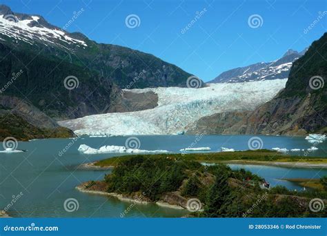 Mendenhall Glacier Stock Photo Image Of Mendenhall Landscape 28053346