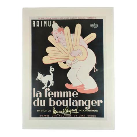 Affiche Du Film La Femme Du Boulanger De Marcel PAGNOL Avec RAIMU