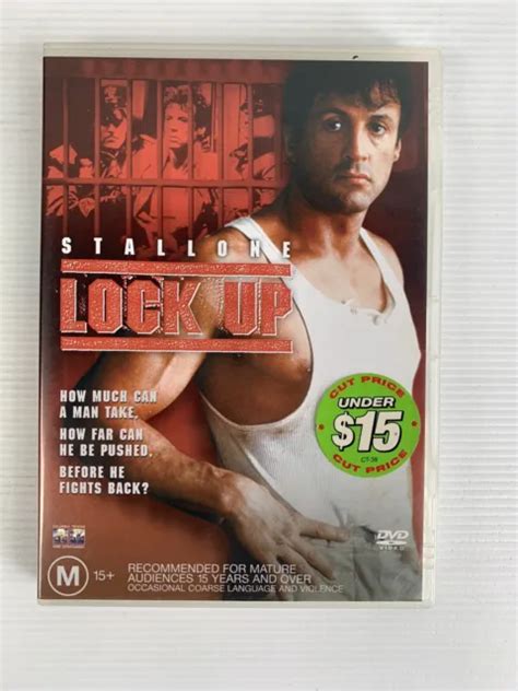 LOCK UP SYLVESTER Stallone DVD CULT Movie R4 Mint Disc Tracked Post EUR