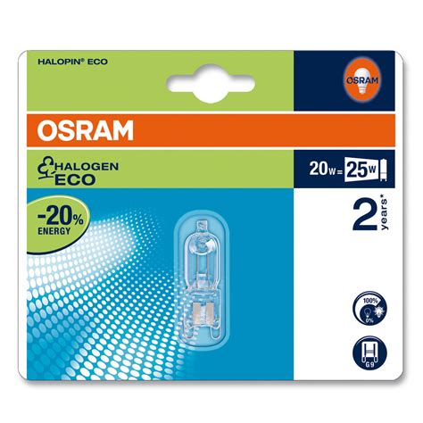 Halopin Halogen Lampe Eco G9 Osram Shop