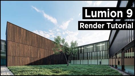 Lumion 9 Modern Architecture Rendering Best Tutorial Youtube